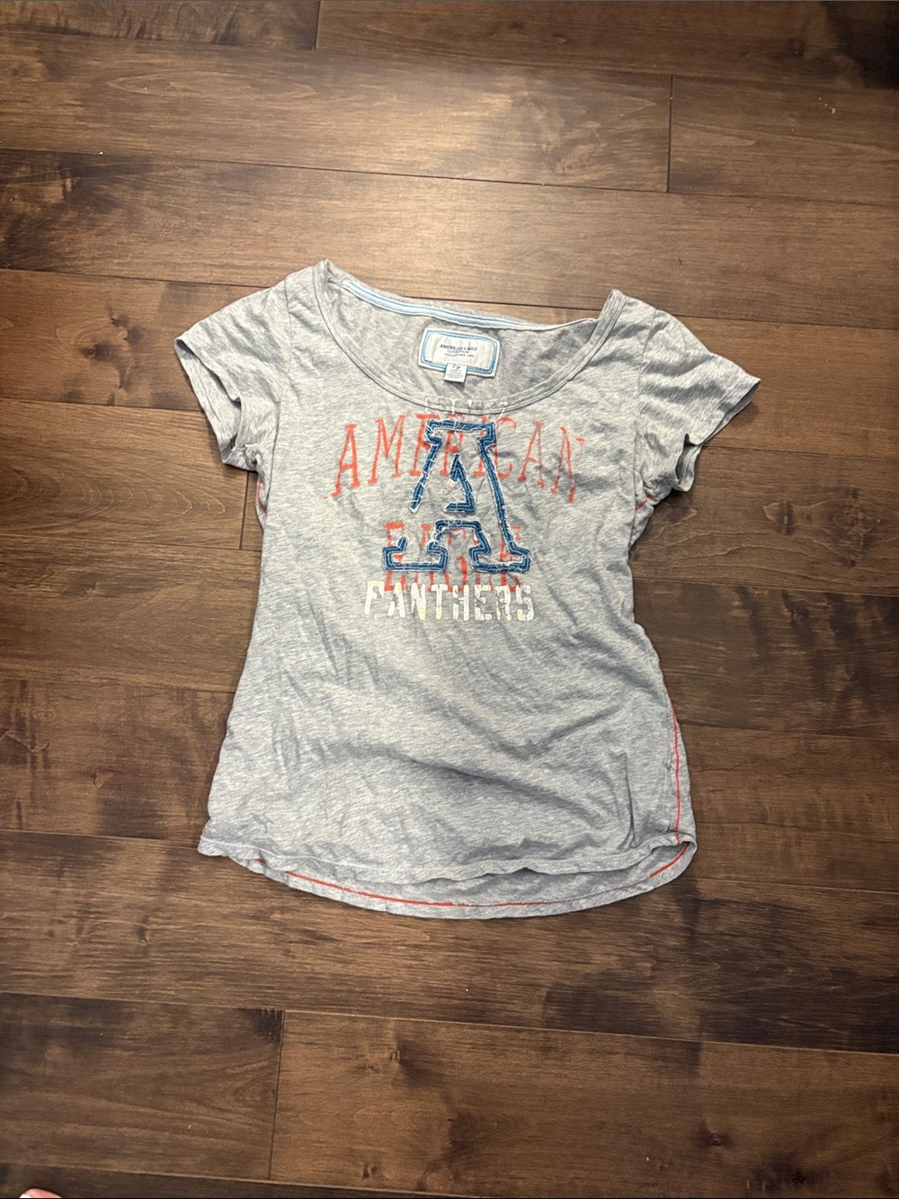 Girls' Light Gray Graphic Tee